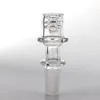 4 Stijlen Roken Quartz Enail Banger 20mm 25mm Diamant Knoop Afgeschuinde Rand Ronde Bodem QuartzNails Voor Coil Heater Glazen waterpijpen Dab Rigs Pijpen