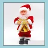 Festive Supplies Home & Garden5 Styles Toy Electric Dancing Music Santa Claus Xmas Doll For Kids Party Christmas Decorations Drop Delivery 2