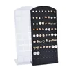 Hooks Rails 72 Gaten Oorbellen Oor Studs Sieraden Toon Plastic Display Rack Metalen Stand Storage Houder