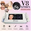 Alta qualidade!!! ArtMex V8 Digital Permanente Maquiagem Tatuagem Máquina de Arte Olhos Rotary Pen MTS PMU Sistema Touch Screen Beleza