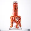 7 Inch Halloween Style Hookahs 4mm Thick Heady Glass Unique Bongs Octopus Water Pipes Showerhead Perc Oil Dab Rigs 14mm Joint With Bowl