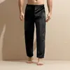 Calças masculinas Thermal Long Johns xadrez masculino Calças de calçaete Sweatpants Sweatshirt Capris de inverno Conjuntos Quente Treinamento Meninos Grandes Basculador