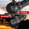 730W Brushless Electric Angle Grinder 3 Speed 100mm Grinding Machine Cordless Woodworking Power Tool With 21V 3000mAh Battery