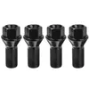 4pcs M14x1.25 Nut Steel 36136781151 Wheel Lug Bolt Nuts Universal Support For X3 X5 E70 E71 F20 F25