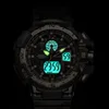 Casual Watch Men Waterproof montre homme Writswatch da uomo LED Orologi digitali Orologio da uomo Led reloj hombre 1376 Grandi orologi sportivi X0524