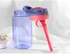 NEW17oz Sippy Cup Clear Water Bottle Kids Tumbler Plastic 480ml Biberons d'allaitement pour tout-petit 4 couleurs sans BPA par express EWD7628