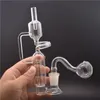 smoking water pipe Heady Recycler Honeycomb Percolator with 14mm male Glass Oil Burner Pipes and dry herb bowls