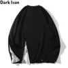 Bandana Patchwork Street Fashion Men's T-shirt Long Sleeve Hipster Tshirts Men Streetwear Clothing 210603