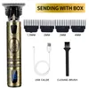 T9 Electric Hair Clipper Trimmer For Men Rechargeble Shaver Beard Barber Hairs Cutting Machine Professional 0mm Baldheaded Zero G9388916