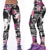 Kvinnor fitness sexig gym yoga byxor hög midja push up mesh legging andningsid Sport kvinnliga täta leggings sömlösa 40