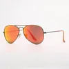 Pilot Mens Sunglasses Fashion Aviation Sun Glasses UV Protection Sunglass lens Men Womens Vintage Eyeglasses With leather case and6901791
