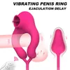 Nxy sex vibrators clit stimulator cock mouw ring voor mannen kuisheid draadloze afstandsbediening Dildo penisringen speelgoed 1201
