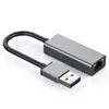 USB 3.0 إلى جيجابت إيثرنت محول عالية السرعة RJ45 ماكس 1000 ميجا بايت / ثانية لكمبيوتر macbook