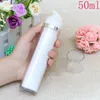 Wit als 15 ml 30 ml 50 ml airless fles pomp fles clean cream jar lotion container cosmetica