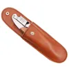 1pcs Hippocampal Knife Stainless Steel Red Wine Wood Bottle openers Multi Function Beer Screw Corkscrew Can Opener leather case & 246z