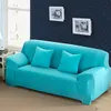 Hot 1 2 3 4 4 sits soffa täcker spandex modern elastisk polyester solid soffa slipcover stol möbler beskyddare vardagsrum 6 färger 629 v2