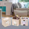 Mignon créatif personnaliser Cube boîte de rangement pliante pour enfants jouets organisateur laver capable pépinière pour enfants bacs 3 couleur 210922