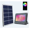 RGB Solar Flood Light Light Smart App Controle Bluetooth Alteração da luz Exterior Luz externa Lâmpada de segurança Lâmpada de segurança