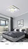 Plafonnier LED lumière créative chambre nordique cristal doré fleur luxe salon rectangulaire