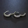Petites boucles d'oreilles en argent sterling 925 avec zircon, bijoux à la mode, cadeau de fiançailles pour femmes