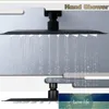 8/10/12 Inches Square/Round Showerhead Stainless Steel Black Ultrathin Bathroom Top Spray Shower Head Shower Room Accessories Factory price expert design Quality