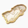 DIY Craft Tool Womens Body Mold Silicone Molds for Epoxy Resin Mould Abstract Storage Tray Moulds