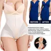 LANFEI Mutandine modellanti per il corpo da donna a vita alta Faja Controllo della pancia dimagrante Biancheria intima senza cuciture Shapewear Slip sollevatore di culo 210708