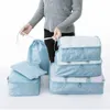 Storage Bags 6/7/8pcs Suitcase Organizer Portable Bag Travel Accessory Kit Laundry Pouch Packing Set For Clothes Underwear