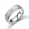 Frosted Ring band finger Stainless Steel Dull Polish Rings Silver Gold Women Men Fashion Jewelry