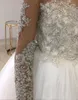 Filles robes de fleurs blanches pour les mariages appliques en dente