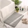 Memory Foam Bath Mat Carpets Comfortabel Super Water Absorptio Non-Slip Dikke gemakkelijker te drogen voor badkamer vloertjes