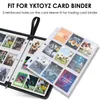 Greeting Cards AF88 -Trading Card Sleeve Pages, 50 Pack 9 Pocket Trading Storage Pages 3 Holes Fit Ring Binder