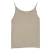 Mode Kvinnor Sommar Casual Cami Kvinna Sexig Camisole Tank Top Tees Elegant T-shirt Toppar Sweet Tshirt Undershirt 210514