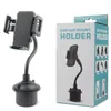 Universal 360 Degree Car Phone Mount Justerbar Gooseneck Cup Holder Stativ Auto Clip Cradle för mobiltelefon iPhone GPS