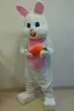 Mascot CostumesNew Rabbit Mascot Kostym kostym Party Game Dress Outfits Kläder Reklam Karneval Halloween Jul Påsk Vuxna