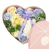 Soap Flower Heart-Shaped Rose Gift Box Valentine Day Birthday Girl Girt Artificial Decorations