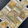 Delos Tarot Board لعبة بطاقات أوراكل حزب الرافة لعبة البوكر الهدايا الشطرنج الإنجليزية كاملة سطح السفينة مع دليل PDF الحب A7NY