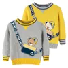 Trui Cartoon Beer Jongens Truien Herfst Herfst Peuter Gebreide Meisjes Katoenmix Kinderen Thermische Kinderkleding