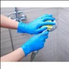 Five Fingers Gloves & Mittens Hats, Scarves Fashion Aessories Latex Nitrile Pvc Non Sterile Mtifunctional Household Cleaning Safety Rubber D