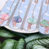 Bokm￤rke Flower Fan Shape Pendant Cute Kawaii Book Tag Paper Clip Child Student School Office Stationery Gift Prize