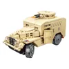 2021 World War 2 WW2 Army Military Soldier City Police SWAT Fennek Armor Vehicle Tank Building Blocks Bricks Kids Toys X0503