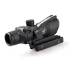 Hunting Scope ACOG 4X32 Real Fiber Optics Tactical Red Dot Sight Chevron Glass Etched Reticle Illuminated Sight1537322