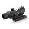 HUNTING SOPE ACOG 4X32 Real Fiber Optics Tactical Red Dot Verre Chevron Verre gravé Réticule illuminé Viete1537322