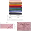 Fashion Modal Cotton Jersey Hijab Scarf Long Muslim Sjal Plain Soft Turban Tie Head Wraps för kvinnor Afrika Headband