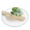 Monstera Servet Rings Set van 10, Faux Palm Tree Ring, Green Leaf Serveitte gespen Houder voor tabel instelling