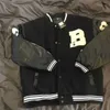 Giacca da uomo High Street primavera autunno moda nazionale hip-hop giacca da baseball vintage in lana da uomo cappotto da strada allentato unisex 211025