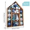 Valeryn Madelyn 70 SZTUK Ozdoby świąteczne Zestaw Drzewo Wiszące Kulki Bauble Wisiorki Xmas Decor Do Home Noel Year Prezent 211025