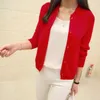 Ohclothing Kadın Hırka Sonbahar Elbise Kazak Bahar Sonbahar Kış Ceket Kaban Astar Örgü 12 Renk 211011