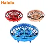 Halolo Mini UFO Drone Anti-collision Hélicoptère volant Magique Boule à main Avion Détection Induction Kid Jouet électronique 211104