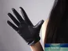 Women039s short design sheepskin gloves thin genuine leather gloves touch screen black motorcycle glove R630 Factory expe7037126